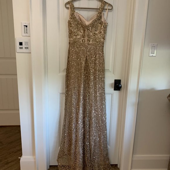Gold Prom Dress - Picture 3 of 6